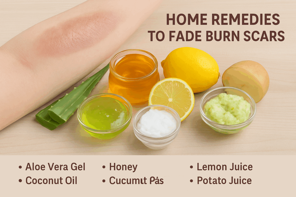 Home Remedies to Fade Burn Scars