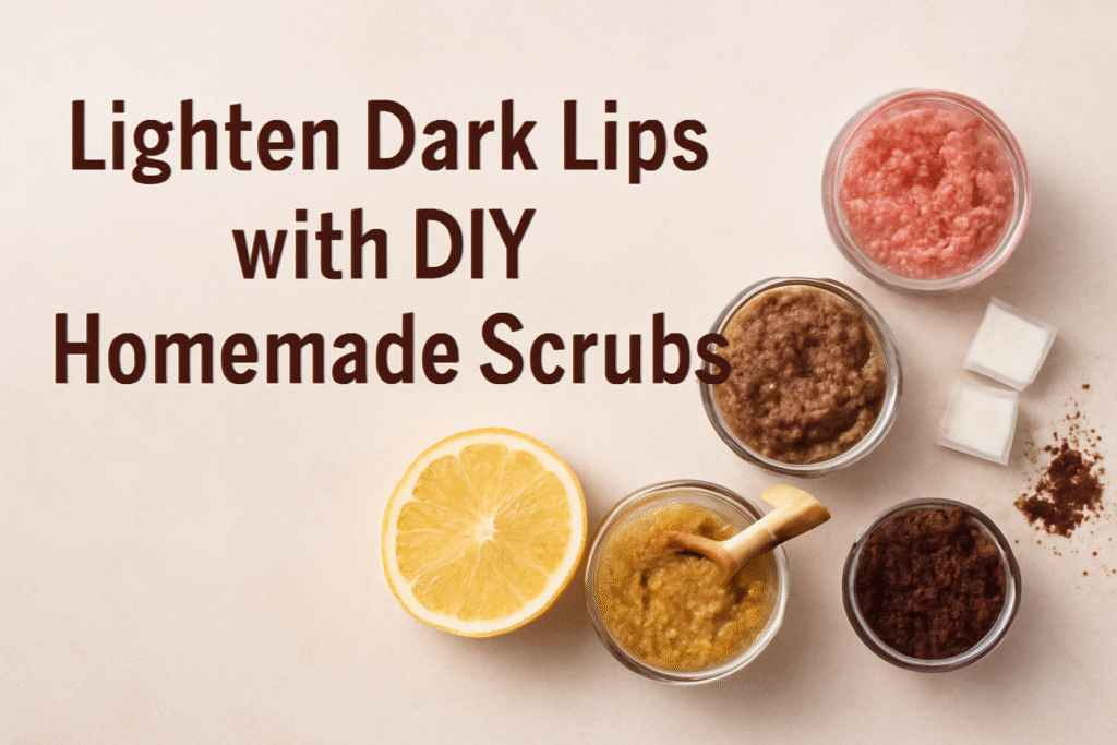 Lighten Dark Lips with DIY Homemade Scrubs